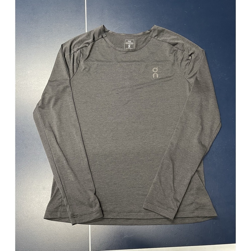 ON CLOUD Performance Long-T shirt, Men's M, Gray Running Cross Training
